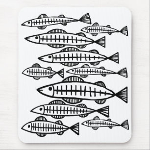 Fish School Mouse Pad