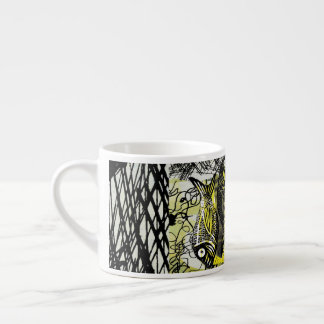 Fish Scribble Scratch Espresso Cup