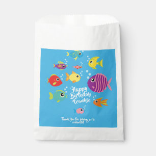Fish Sea Ocean Kid's Birthday Aquarium Favour Bag