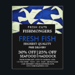 Fish & Seagulls, Fishmonger/Wife, Fish Market Flyer<br><div class="desc">Fish & Seagulls,  Fishmonger/Wife,  Fish Market Advertising Flyers By The Business Card Store.</div>