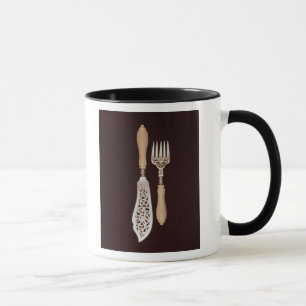 Fish-servers with carved ivory handles mug