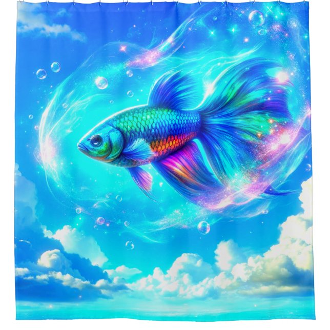 Fish Shower Curtain (Front)