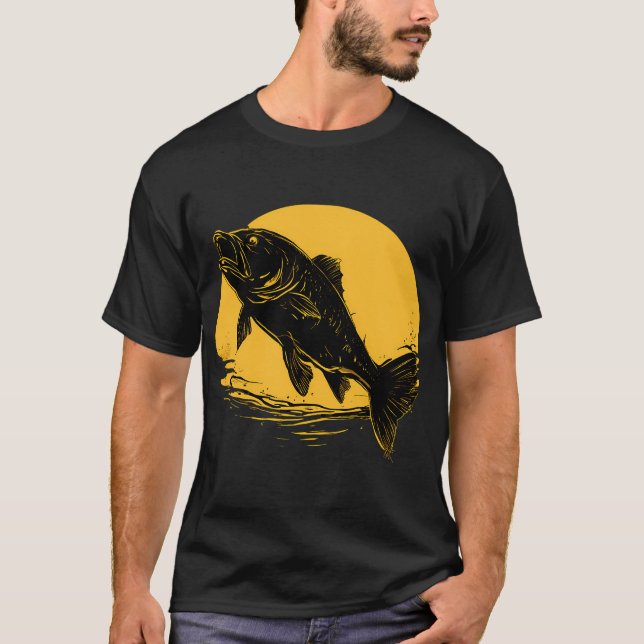 fish Silhouette T-Shirt (Front)