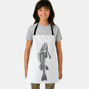 Fish skeleton apron