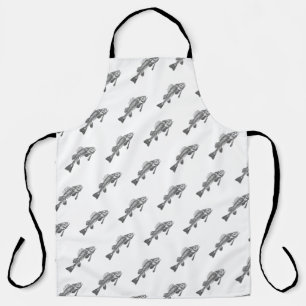 Fish skeleton apron