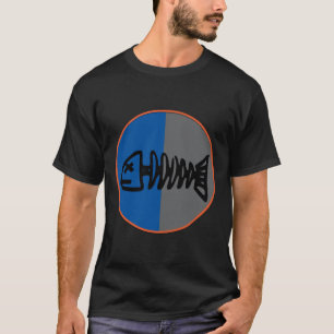 Fish Skeleton Two Circular T-Shirt