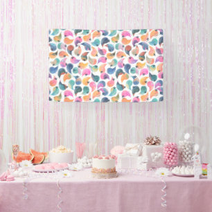 Fish Skin Watercolor Banner