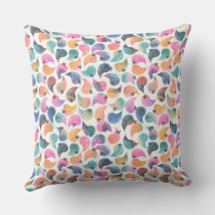 Fish Skin Watercolor Cushion