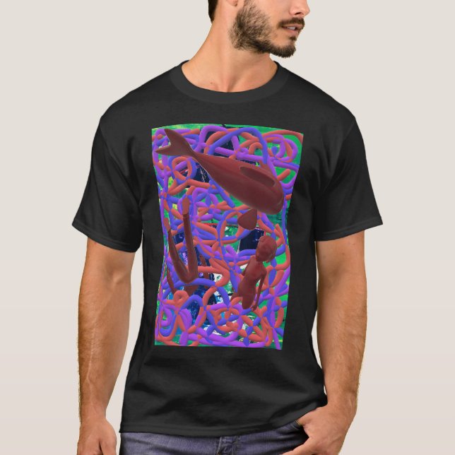 fish spaghetti T-Shirt (Front)