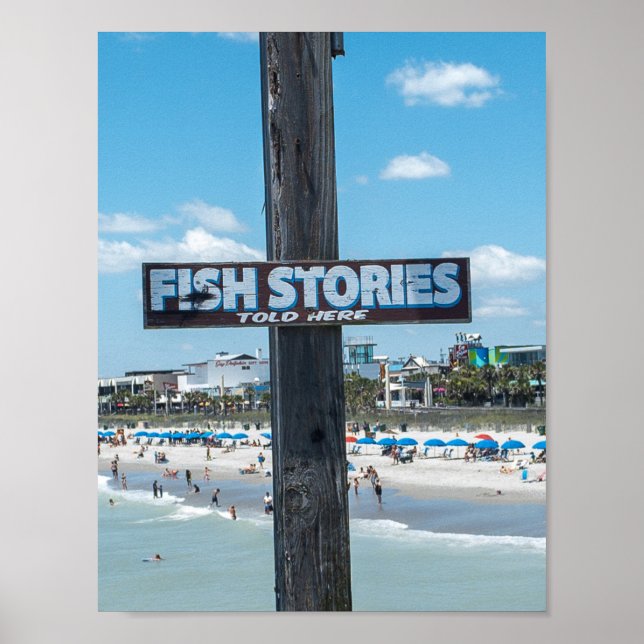 Fish Stories Told Here Poster (Front)