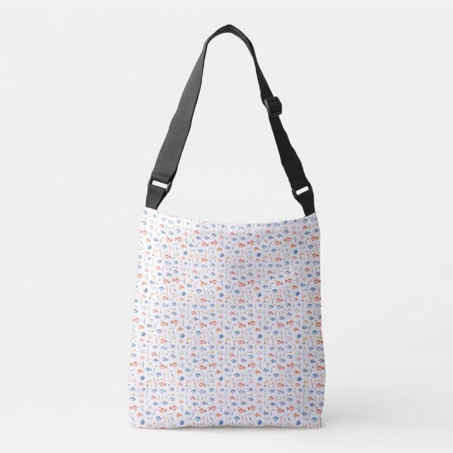 Fish Stories Told Here ... Some True Crossbody Bag (Front)