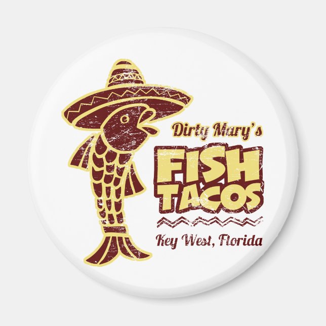 Fish Tacos Magnet (Front)