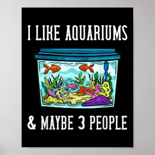 Fish Tank Aquarium Saltwater Aquascaping Poster