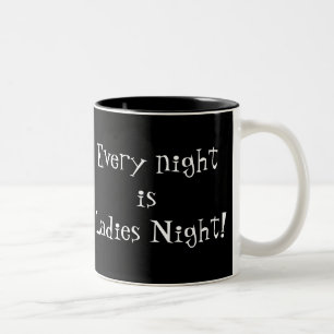 Fish Tank Dolled Up Two-Tone Coffee Mug
