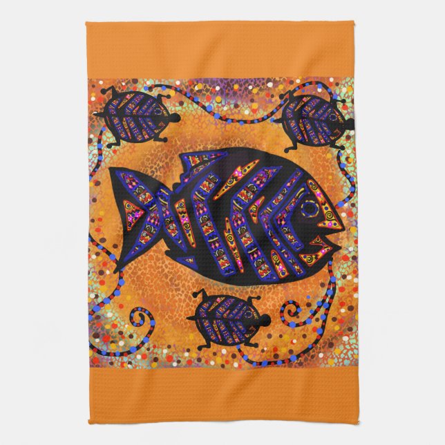 FISH TEA TOWEL (Vertical)
