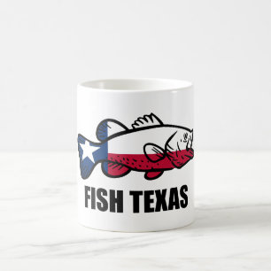 Fish Texas Coffee Mug
