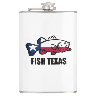 Fish Texas Hip Flask