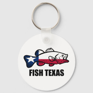 Fish Texas Key Ring