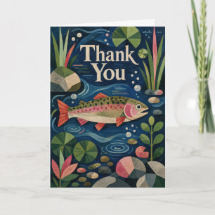 Fish Thank You Card Trout Thank You Card