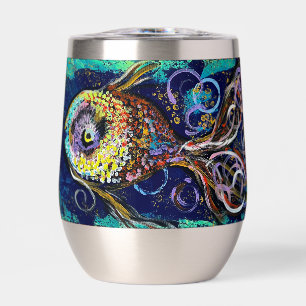 Fish thermal wine tumbler