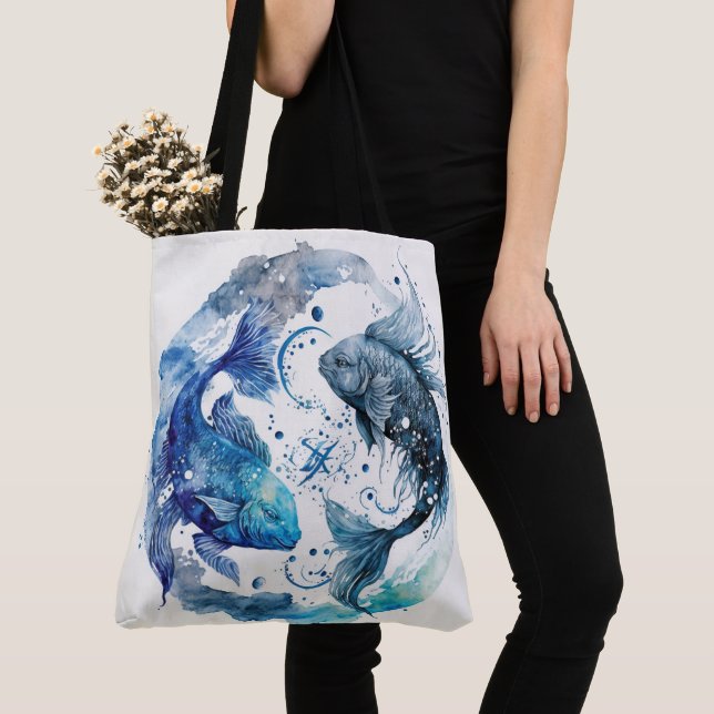 Fish Tote Bag (Close Up)