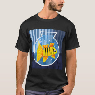 Fish transparent Sticker T-Shirt