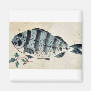 Fish Ukiyo-e. Magnet