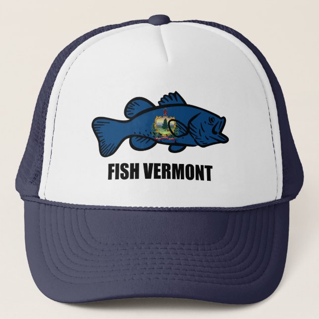 Fish Vermont Trucker Hat (Front)