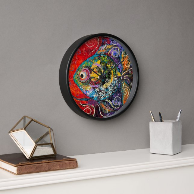 Fish Wall Clock (Office)