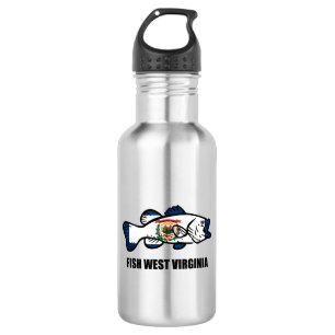 Fish West Virginia 532 Ml Water Bottle
