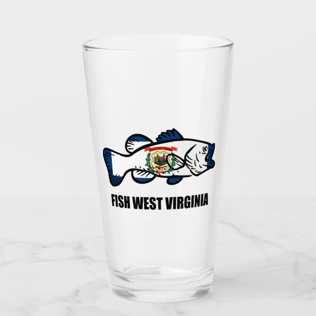 Fish West Virginia Glass (Front)