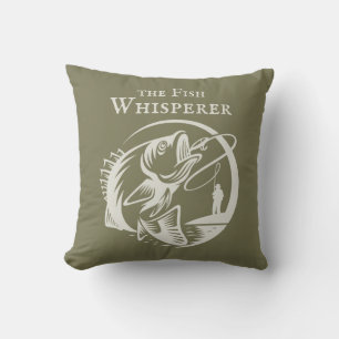 Fish Whisperer Outdoor Sports Fishing Cushion