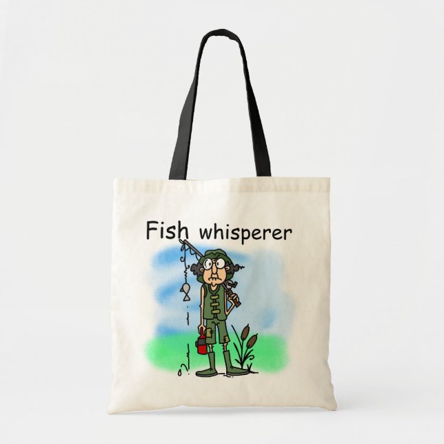 Fish Whisperer Tote Bag (Front)