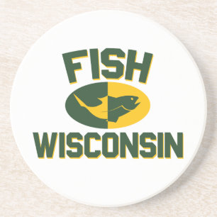Fish Wisconsin Coaster
