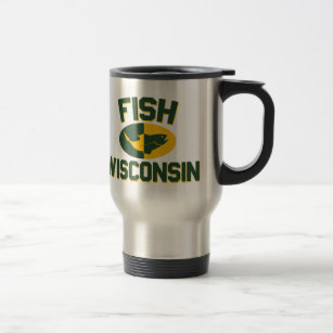 Fish Wisconsin Travel Mug