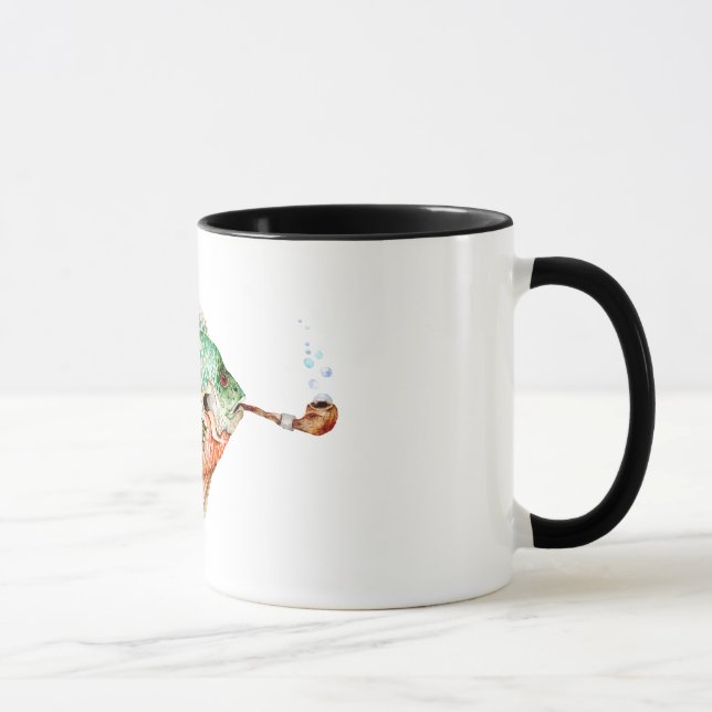 Fish with a Pipe Mug (Right)