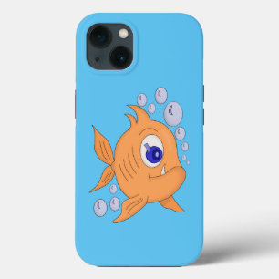 Fish with a sharp tooth iPhone 13 case