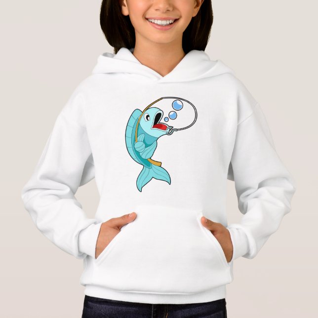 Fish with Fishing rod (Front)