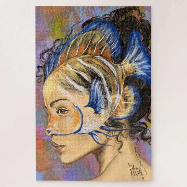 Fish Woman Puzzle (Vertical)