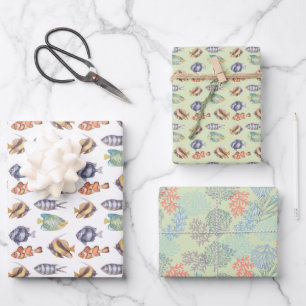 Fish Wrapping Paper Sheet