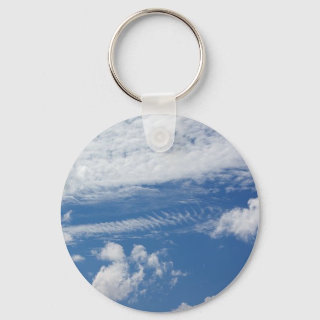 Fishbone Cloud Key Ring (Front)