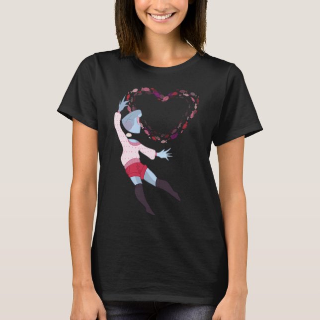 Fishbone Valentine's T-Shirt (Front)