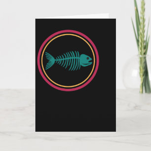 Fishbones Ska Punk Mens Womens Fathers Day Card