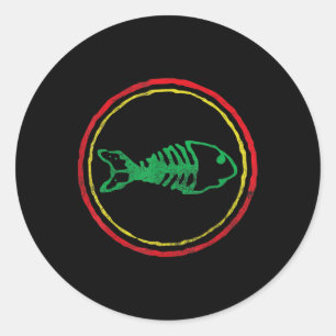 Fishbones Ska Punk Mens Womens Mothers Fathers Day Classic Round Sticker