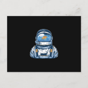Fishbowl Astronaut Postcard