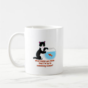 Fishbowl Cat Coffee Mug