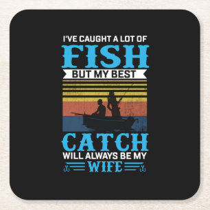 Fisher Art A Lot Of Fish Square Paper Coaster