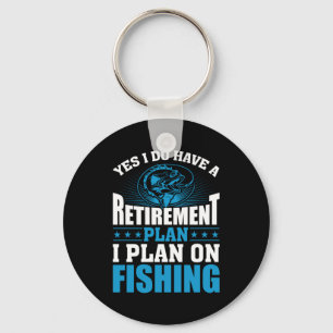 Fisher Art I Plan On Fishing Key Ring