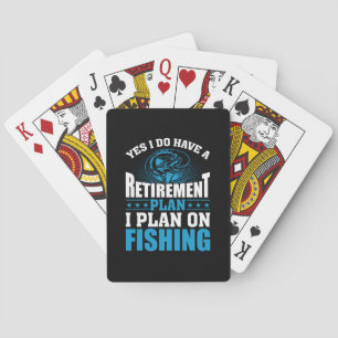 Fisher Art I Plan On Fishing Playing Cards