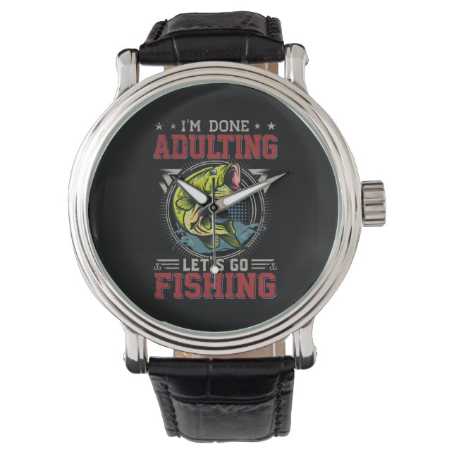 Fisher Art Let's Go Fishing Watch (Front)